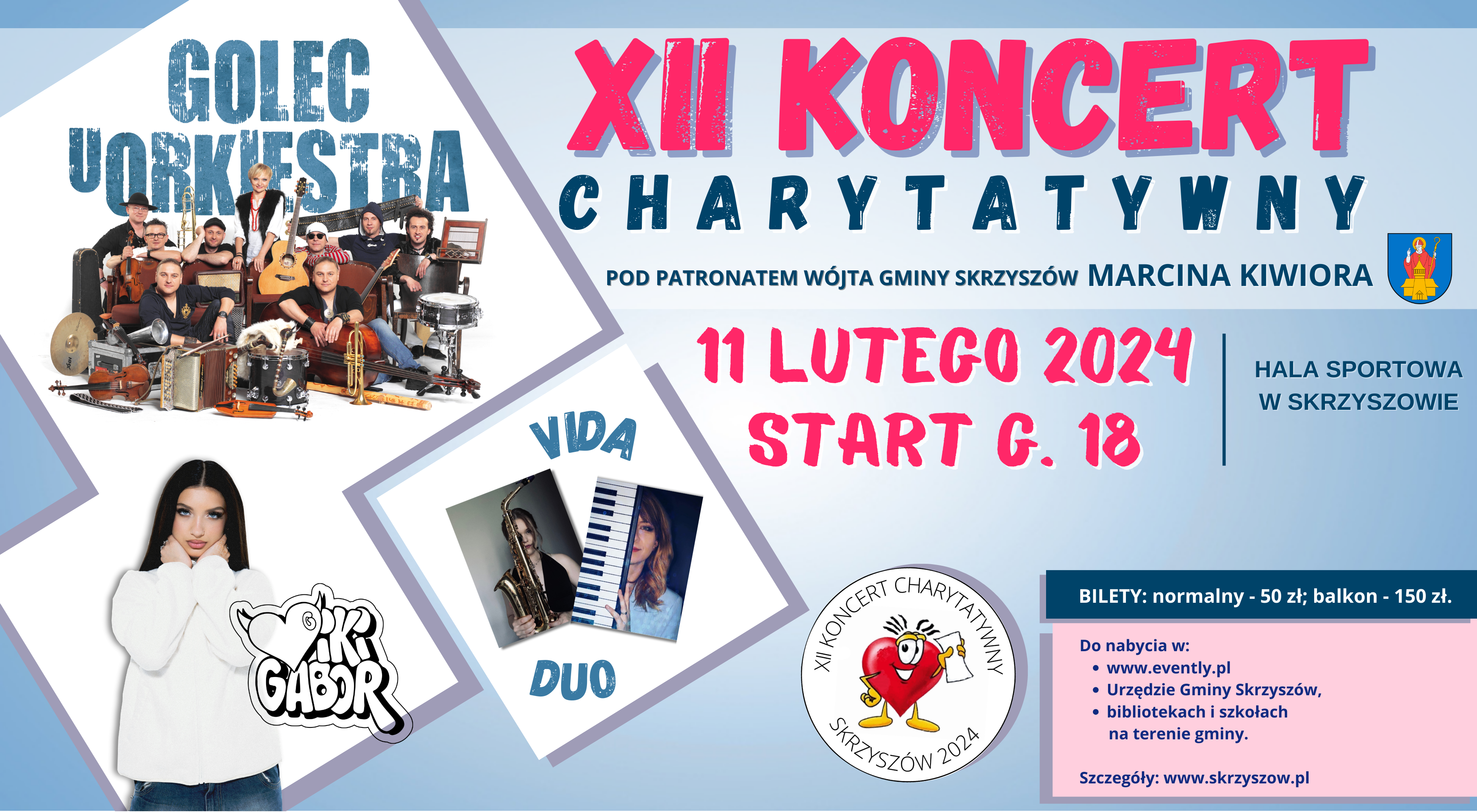 XII Koncert Charytatywny - sprzedaż biletów online
