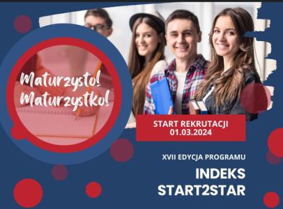 XVII edycja programu „Indeks Start2Star”