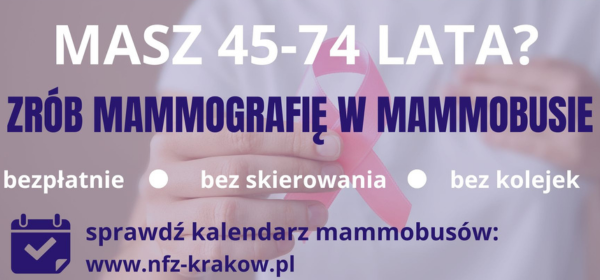 Zbadaj się w programie profilaktyki raka piersi