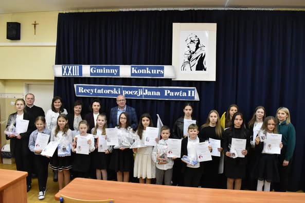 XXIII Gminny Konkurs Recytatorski Poezji Jana Pawła II