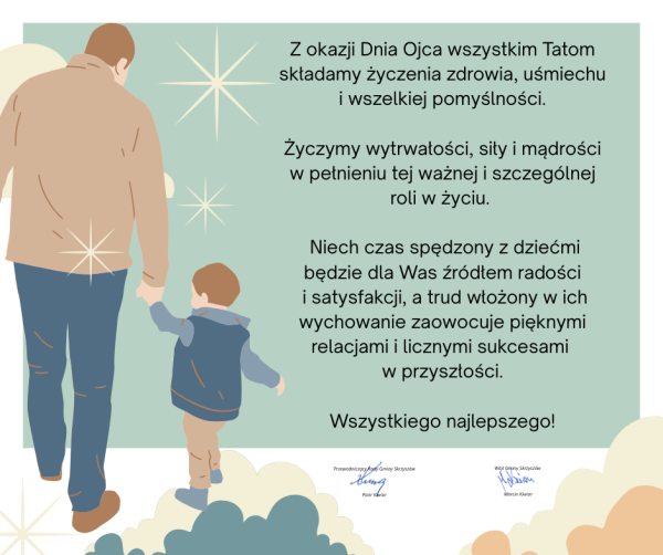 Życzenia z okazji Dnia Ojca