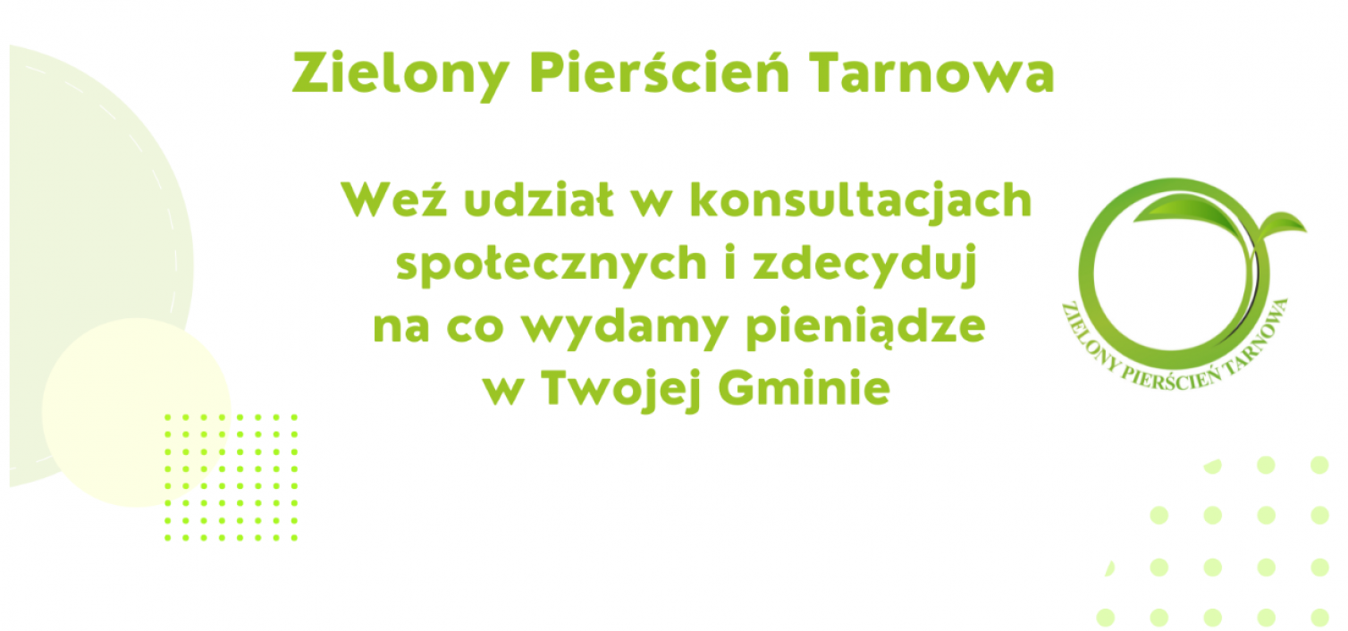 Zielony Pierścień Tarnowa – konsultacje społeczne ws. nowej strategii