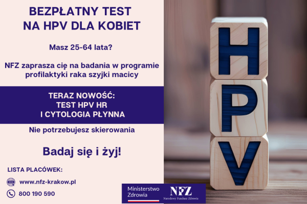 Zmiany w bezpłatnym programie profilaktyki raka szyjki macicy