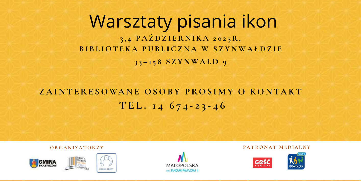 Warsztaty pisania ikon w Szynwałdzie