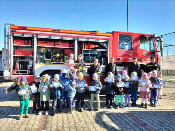 „Bezpieczeństwo – to brzmi dumnie” - realizacja minigrantu w Przedszkolu Publicznym w Szynwałdzie