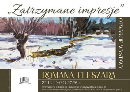 Roman Fleszar Zatrzymane impresje - wernisaż