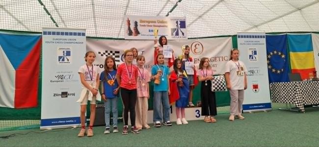 Monika Guziana z Szynwałdu Mistrzynią Unii Europejskiej w szachach do lat 10