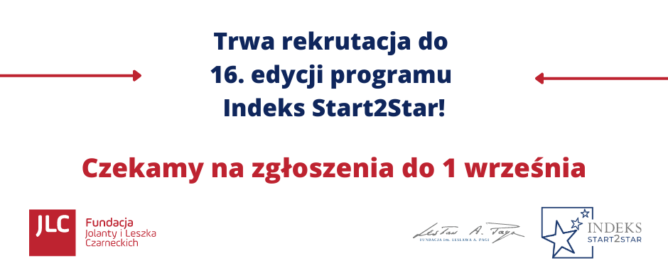 16. edycja programu Indeks Start2Star
