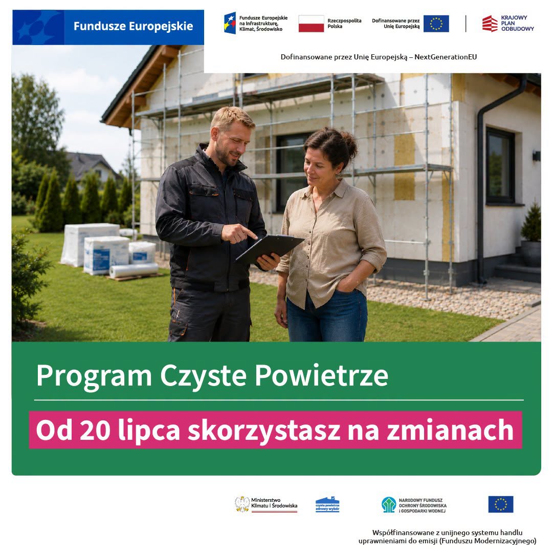 Zmiany w programie „Czyste Powietrze”