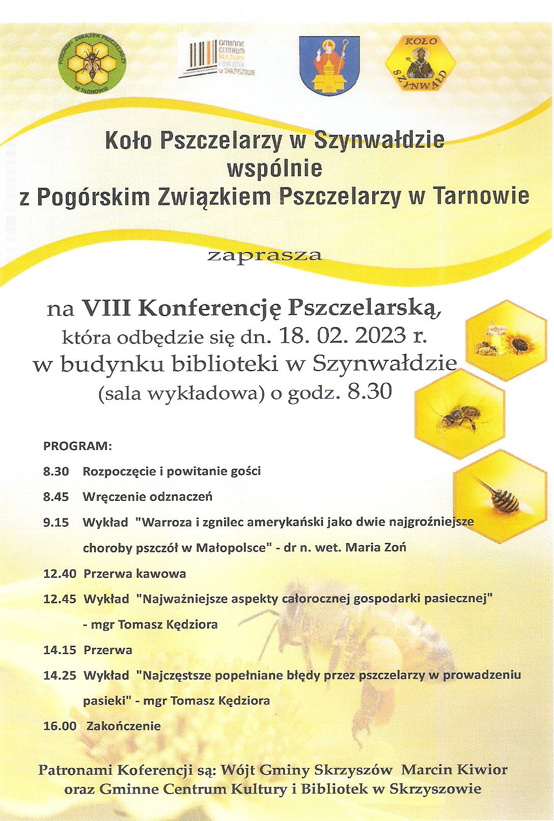 VIII Konferencja Pszczelarska w Szynwałdzie