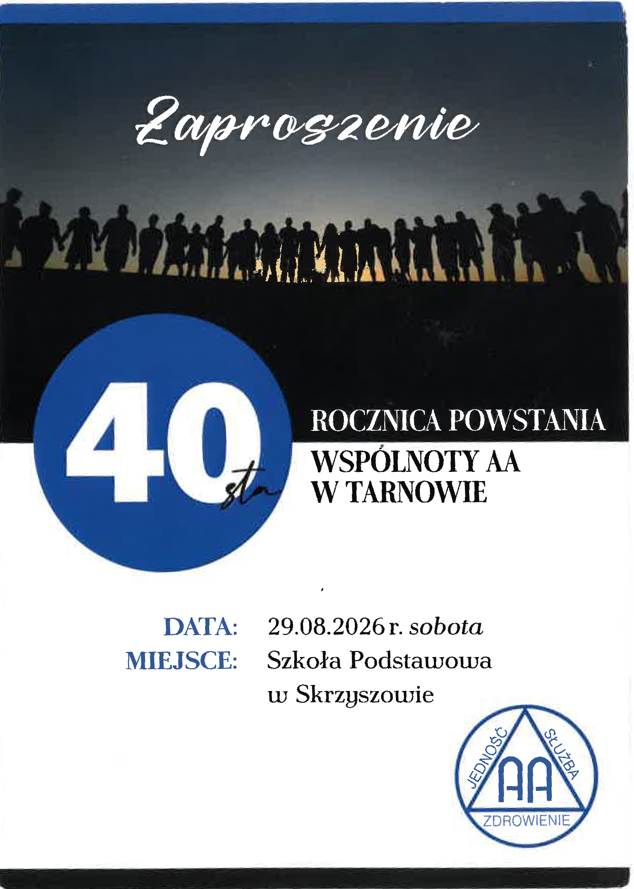 40 rocznica powstania Wspólnoty AA w Tarnowie