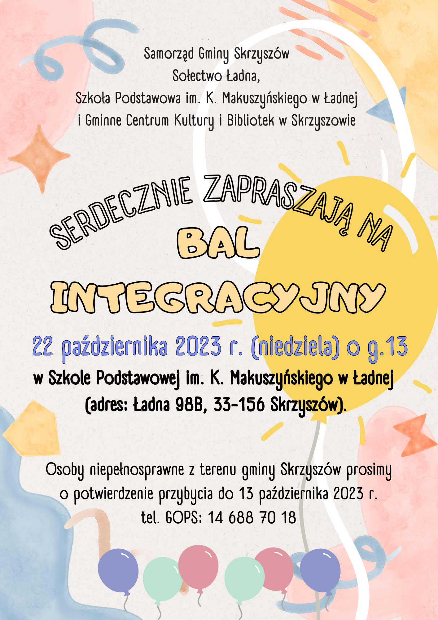 Bal dla osób niepełnosprawnych