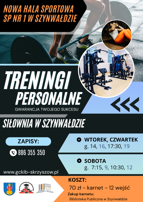 plakat siłownia