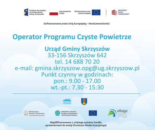 Operator programu Czyste Powietrze