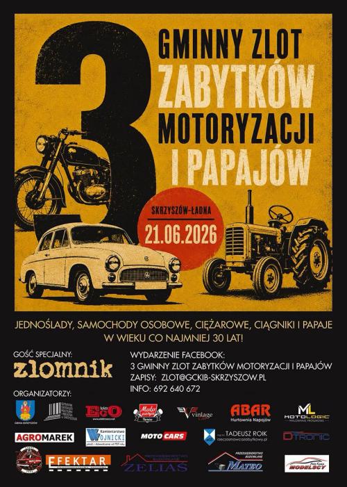 Zlot Pojazdów Zabytkowych i Papajów