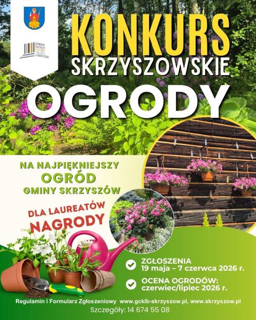 Konkurs Skrzyszowskie Ogrody 2026