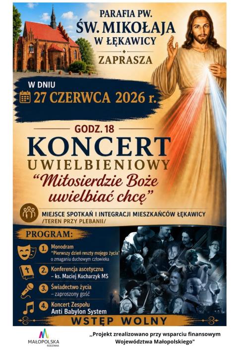 Koncert Uwielbieniowy - parafia w Łękawicy