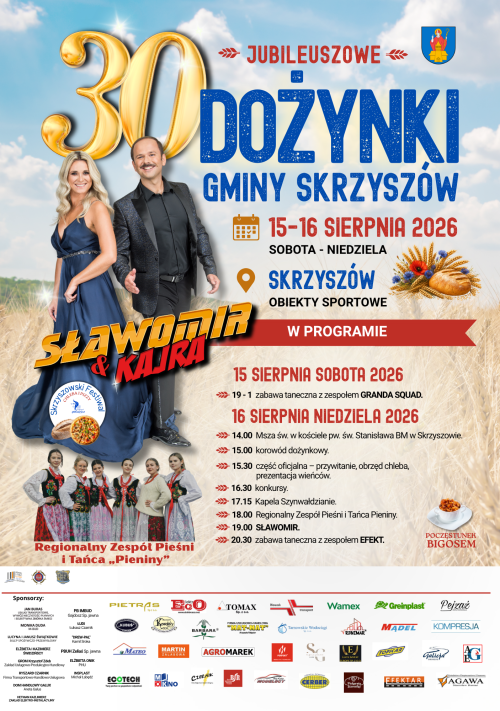 30 Dożynki Gminy Skrzyszów