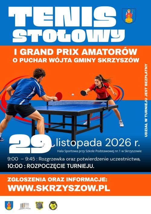 Turniej tenisa stołowego I Grand Prix Amatorów