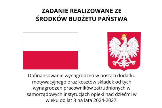 ZADANIE REALIZOWANE ZE ŚRODKÓW BUDŻETU PAŃSTWA